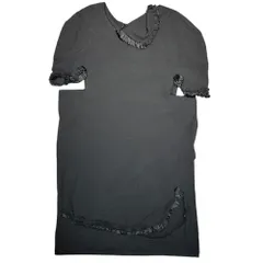 COMME des GARCONS(コムデギャルソン) 14SS Product-dyed Asymmetrical Distorted Frill Dress 製品染め アシンメトリー 変形 フリル ワンピース  服でない服期のサムネイル