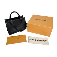 ルイヴィトン M45653 モノグラムアンプラント ハンドバッグ オンザゴーPM トートバッグ LOUIS VUITTON ノワールのサムネイル