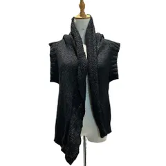 Y's(ワイズ) 00's Loose-knit Short-Sleeve Knit Bolero Cardigan ローゲージ 半袖 ニット ボレロ カーディガン 3 ブラックのサムネイル