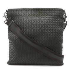 BOTTEGA VENETA ボッテガ ヴェネタ ボッテガベネタ イントレチャート ショルダーバッグ 斜め掛け レザー ダークブラウン 茶 276356 BOTTEGA VENETA ボッテガ ヴェネタ ボッテガベネタ イントレチャート