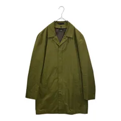 PS PAUL SMITH(ピーエスポールスミス) Lined Stand-Up Collar Zip-Up Coat ライナー付 ステンカラー ジップ コート M カーキのサムネイル