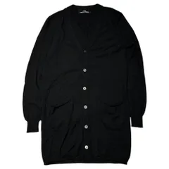 tricot COMME des GARCONS(トリココムデギャルソン) 11AW Wool Long Button Cardigan ウール ロング ボタン カーディガン TH-N009 FREE ブラック AD2011のサムネイル