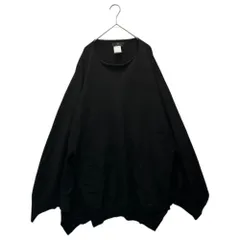 Y's(ワイズ) 03AW Kimono Slit Sleeve Boat Neck Wool Knit 着物 スリット スリーブ ボートネック ウール ニット YU-K12-188 3 ブラック 00'sのサムネイル