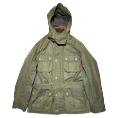 WTAPS(ダブルタップス) 14AW The British Millerain OILED JK オイルド ジャケット 142GWDT-JKM07 1 オリーブ フーデッド ミリタリーのサムネイル