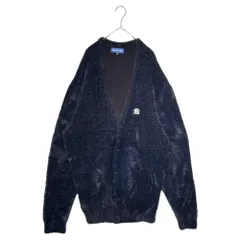 BLACK EYE PATCH(ブラックアイパッチ) OG LABEL SHAGGY CARDIGAN シャギー カーディガン M ネイビーのサムネイル