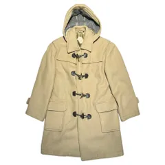 LAUREN RALPH LAUREN(ローレンラルフローレン) 90's Hooded Melton Duffle Coat 90年代 フーデッド メルトン ダッフル コート S~M程度(大き目です) ベージュ ドミニカ共和国製造のサムネイル