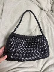 美品】Reflect イントレチャート メッシュバッグ ノットハンドル 黒 