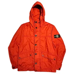 STONE ISLAND(ストーンアイランド) 14AW David TC Double Lined Felt Hood Mid Parka デイビッド TC ダブルライニング フェルトフード ミッドパーカー 611543949 L オレンジ 名作のサムネイル