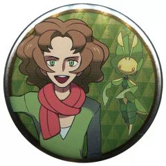 [Used] Badge/Pin (Character) Artie & Leavanny "Pokémon Can Badge Collection ~Unova Region Edition A~" Pokémon Center Limited