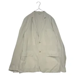 JIL SANDER(ジルサンダー) Cotton Linen Striped 2B Jacket コットン リネン ストライプ 2B ジャケット 150606 M255630 81 50(L程度) ベージュのサムネイル