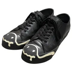 LAD MUSICIAN(ラッドミュージシャン) “Nihi-kun” Toe-Cap Leather Sneakers 「ニヒくん」トゥキャップ レザー スニーカー 2222-909 42(25.5〜26.0cm程度) ブラックのサムネイル