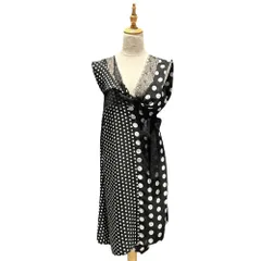 JUNYA WATANABE(ジュンヤワタナベ) 26SS Polka Dot Lace Asymmetrical Camisole Dress ドット レース アシンメトリー キャミソール ワンピース JQ-O021 M コムデギャルソン シアーのサムネイル