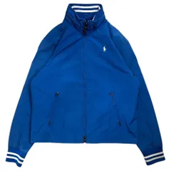 POLO GOLF RALPH LAUREN(ポロゴルフラルフローレン) Nylon Zip-Up Jacket ナイロン ジップアップ ジャケット 7287043LSWB5 M ブルーのサムネイル