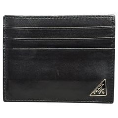 PRADA トライアングルロゴ・ナイロン キーリング ポーチ・ケース 黒