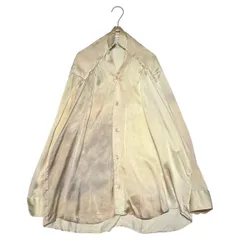 MAISON MARGIELA(メゾンマルジェラ) 14AW All Silk Fold Collar Gradient Shirt オールシルク フォールド カラー グラデーション シャツ ブラウス S31DL0210 42(XL程度) ピンクのサムネイル