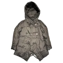 MARITHE FRANCOIS GIRBAUD(マリテフランソワジルボー) 10AW Archive Big Food Down Gimmick Coat アーカイブ ビッグ フード ダウン ギミック コート F7-7192 L ブラウン Y2K 変形のサムネイル
