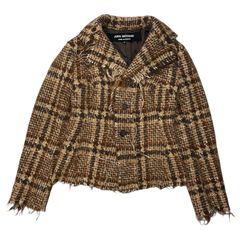 tricot COMME des GARCONS モヘヤ チェック ジャケット - メルカリ