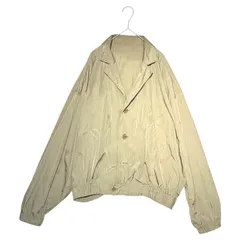 ISSEY MIYAKE MEN(イッセイミヤケメン) 18SS OPEN COLLAR WIND COAT BLOUSON オープンカラー ウインド コート ブルゾン ME81FC060 3(L程度) ベージュ 開襟 コレクション ランウェイ着用品のサムネイル