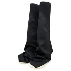 Rick Owens DRKSHDW(リックオウエンスダークシャドウ) 23SS FETISH フェティッシュ DU01D1815 MU 911 43(約28.0cm) ブラック×ホワイト ニーハイ ブーツ スニーカーのサムネイル