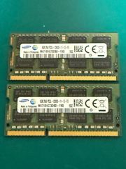 Samsung DDR3L 8GB 2枚組 計16GB ノートメモリ 891 - メルカリ
