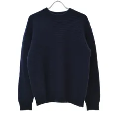 【ABAHOUSE】切替ジャガード長袖ニットセーターのサムネイル
