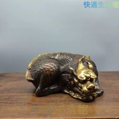 石像 神獣・貔貅 茶台 玄関 鎮紙 文房具 鎮宅辟邪開運風水 招財置物