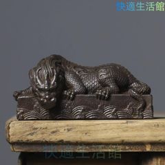 石像 神獣・貔貅 茶台 玄関 鎮紙 文房具 鎮宅辟邪開運風水 招財置物