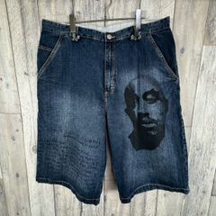 新品☆MAKAVELI ハーフパンツ デニム 2pac 90s 00s BBOY - メルカリ