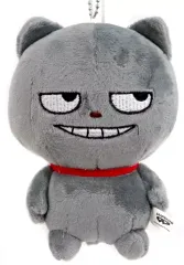 【中古】ぬいぐるみマスコット・ぬいぐるみバッジ わるめのねこ C(歯) カバンに付けられるぬいぐるみ～わるめのねこ～ 「にしむらゆうじ作品」
