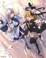 た*こ様 原神 コロンビーナ サンドローネ 手描きイラスト 色紙 ファン