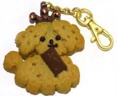 中古】キーホルダー 岡本信彦 ビスキュイヌ/NOBUPOO バッグチャーム