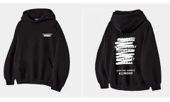 NOTALLWE WHO フーディーTシャツ ブラックのサムネイル