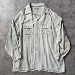 1950's "Mcgregor" Rayon Loop Collar Shirt / 50年代 "マクレガー" レーヨン 開襟シャツ フェードのサムネイル
