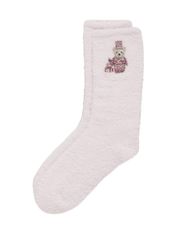 Brand New [Snidel Home] Holiday Bear Embroidered Socks SHGG255231 Women's Pink Free Size