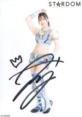 女子プロレスSTARDOM なつぽいサイン入りポートレート - メルカリ
