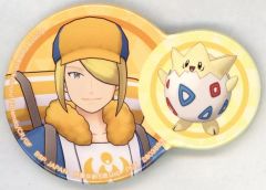 [Used] Badge/Pin: Wolloyd & Togepi Pokémon & Trainer Pin Badge Vol. 2 "Pokémon Masters EX"