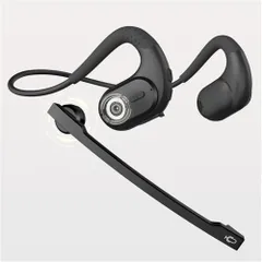 Bluetoothヘッドセット 【2026進級版業界新設計】 マイク脱着式 Earaku(イアラク) MicCuff G9 一体両用 通話用イヤホン ヘッドセット マイク付き 両耳 耳掛け 空気伝導 Bluetooth5.3 EDR AAC対 20e83302