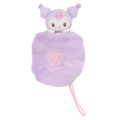 Brand new Shobido Sanrio absorbent hair tie (Kuromi), adjustable size, for long hair, suitable for tying up. SA46916