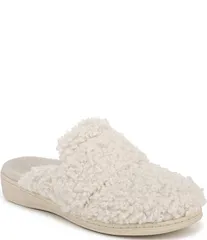 バイオニック レディース シューズ サンダル Vionic Gemma Faux Shearling Mule Slippers Cream クリームのサムネイル