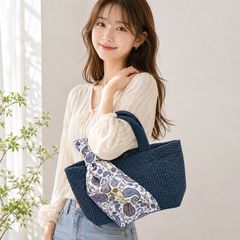 hichan×Donobanコラボ】 スカラップマザーズバッグ ネイビー - メルカリ