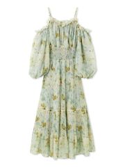Brand New [Snidel] NYBG Gathered Pleated Dress SWFO261095 Women's MNT 0