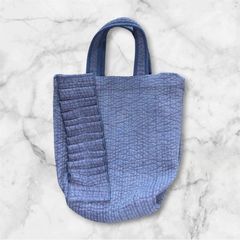 1点限り】ヌビバッグ マザーズバッグ フリルトート ネイビー - メルカリ