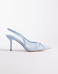 DIESEL デニム スリングバック パンプス メタルロゴ - メルカリ DIESEL デニム スリングバック パンプス メタルロゴ