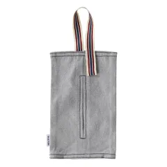 新品 【DULTON】TISSUE CASE STRIPE ダルトン ティッシュケース (ライトグレー)