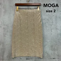MOGA モガ 2サイズ スカート ゴールド タイト ひざ丈 膝丈 ラメ感 光沢感 スタイルアップ 華やか お呼ばれ パーティー イベント フォーマル エレガント きれいめ オフィス 上品 清楚 シンプル ★ ■◆のサムネイル