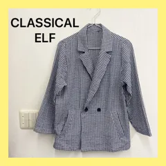 CLASSICAL ELF クラシカルエルフ ギンガムチェック テーラードジャケットMサイズのサムネイル