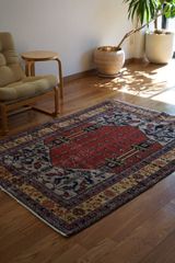 1970's ヴィンテージラグ トルコ アヴァノスラグ Avanos rug - メルカリ