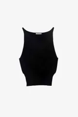 AMOMENTO レーヨン スリーブレス ニットのサムネイル