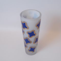 イタリア SOTTSASS ASSOCIATI ガラス フラワーベース ヴィンテージ 花器 花瓶 一輪挿し オブジェ ディスプレイ モダン EGZIA 57126 イタリア SOTTSASS ASSOCIATI ガラス フラワーベース ヴィンテージ