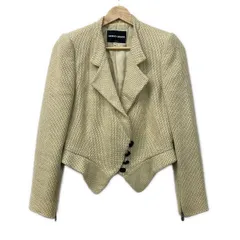 GIORGIOARMANI(ジョルジオアルマーニ) ジャケット サイズ38 S レディース - ベージュ 長袖/春/秋のサムネイル